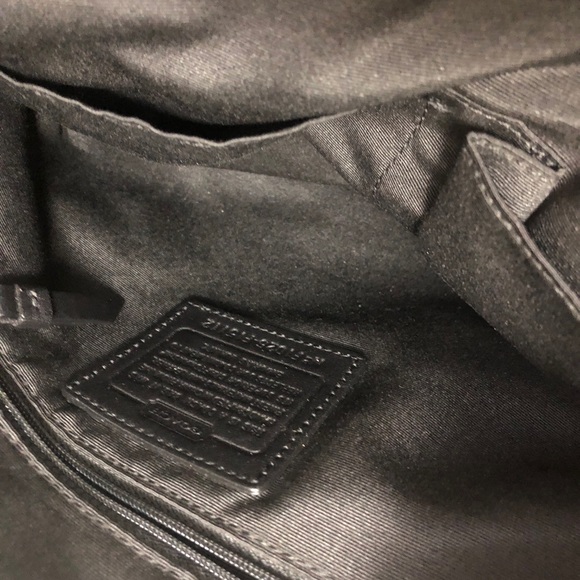 Coach Monogram Shoulder Tote Bag - Picture 13 of 14